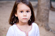a little serious girl © oksanaguseva / AdobeStock #10168475